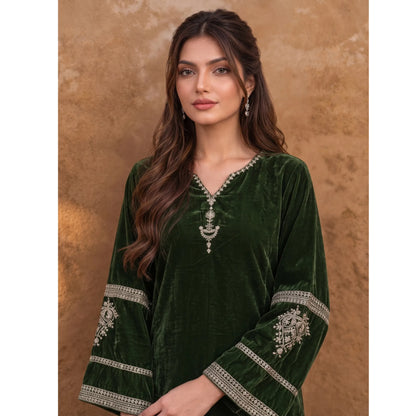 UA-315 Embroidered Farshi Shalwar Cord Set | Umnaa