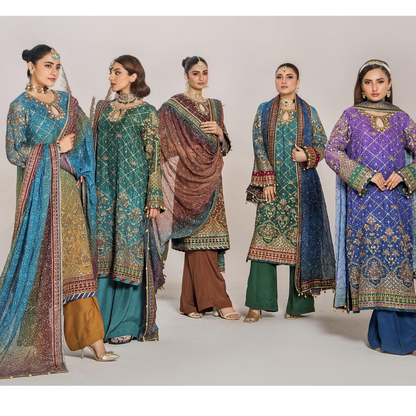 UTT-13 "INOVA" Luxury Chiffon Collection by Traditional Thread