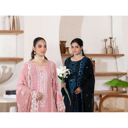 UMRZ-52 "Edenrobe LUX " Embroidered Linen Collection By Rangz