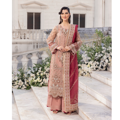 UTT-11 "Jab We Met" Embroidered Luxury festive 3 Pc Pakistani Dress by Traditional Thread