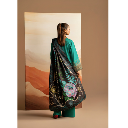 RA-25 Embroidered Dhanak Collection by Raniya.h