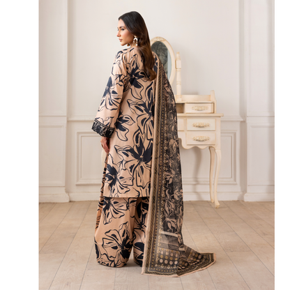 RA-15 Embroidered Trending Printed Farshi Shalwar Lawn Collection 3 Pc | Raniya.h