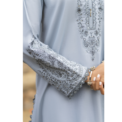 UCA-16 3 Pc Embroidered Cotton Lawn Ready to Wear Eid Collection by Casuallite