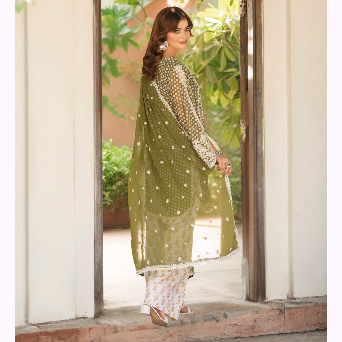 "Khumaar" Embroidered Georgette Collection by karma Collection Asian Wear Pakistani Dresses