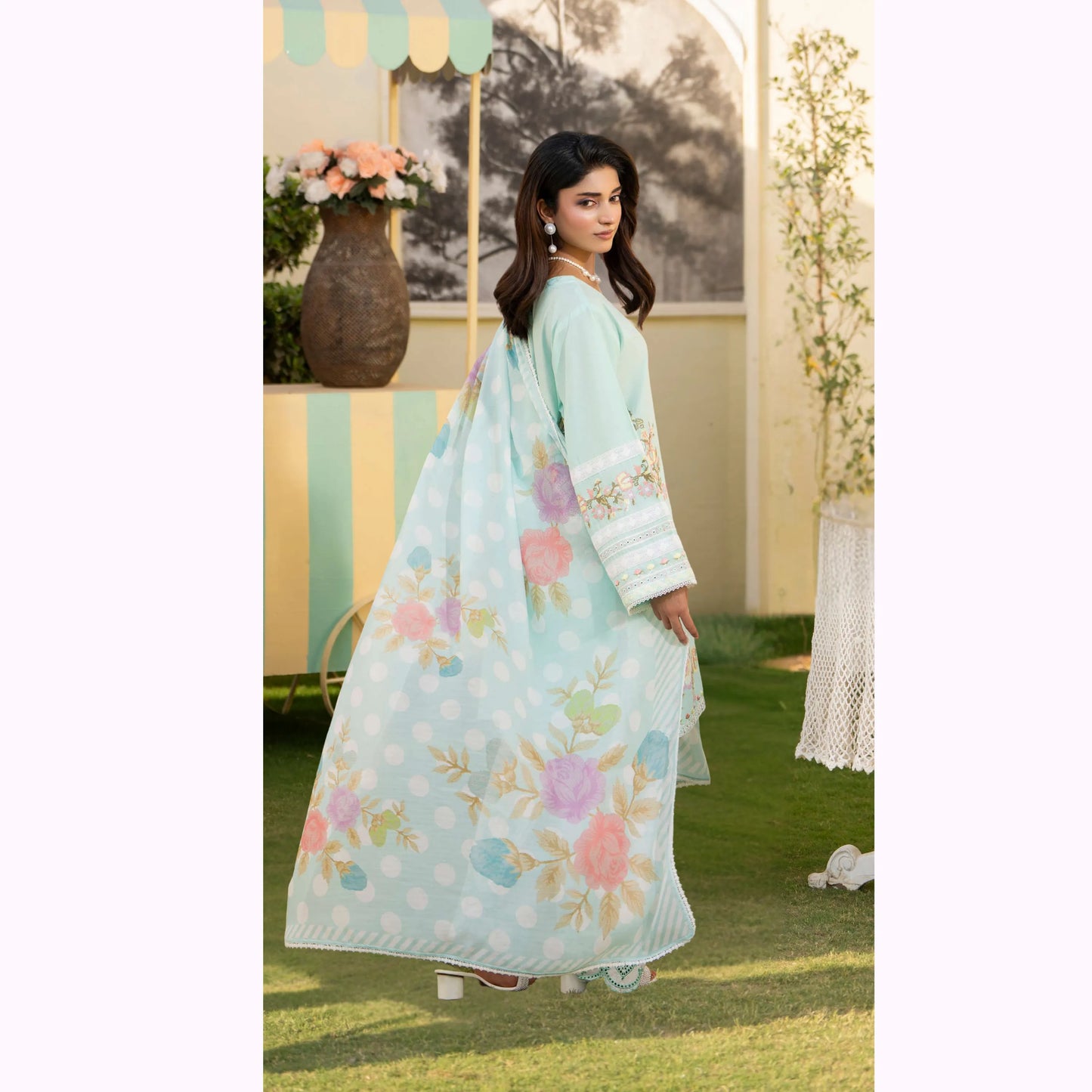 KC-1561 "Ferisha" Embroidered Festive Collection by Karma Collection