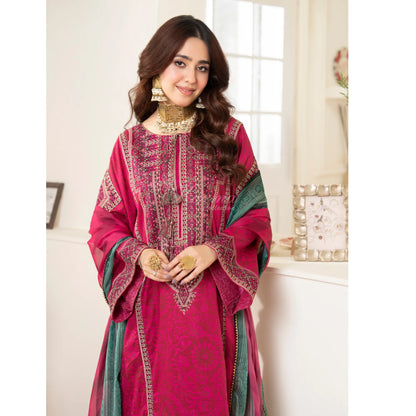 "Flora" Embroidered Lawn 3 Pc Collection | Karma Collection
