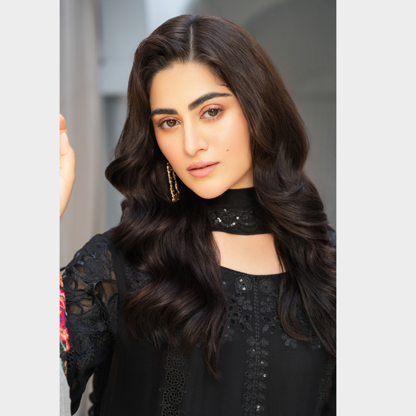 3 Piece Luxury Chiffon Ready to Wear Collection | karma Collection UMKC0903