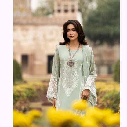 F-525 "Saj Dhaj" Embroidered Georgette Collection by Karma Collection