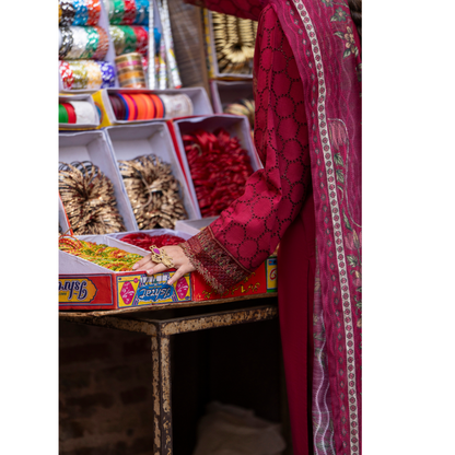 UCA-15 3 Pc Embroidered Cambric Cotton Ready to Wear Eid Collection by Casuallite