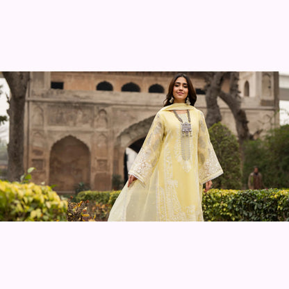 F-525 "Saj Dhaj" Embroidered Georgette Collection by Karma Collection