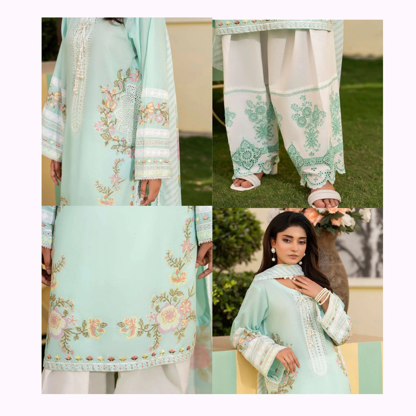 KC-1561 "Ferisha" Embroidered Festive Collection by Karma Collection