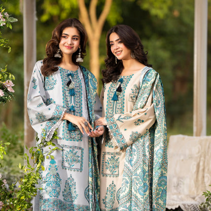 KC-1576 "Sunheri" Embroidered Festive Cambric Cotton Collection by Karma Collection