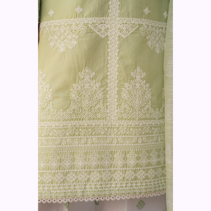 KC-1445 Embroidered Cambric Cotton Farshi Shalwar Ready to Wear 3 Pc - Karma Collection