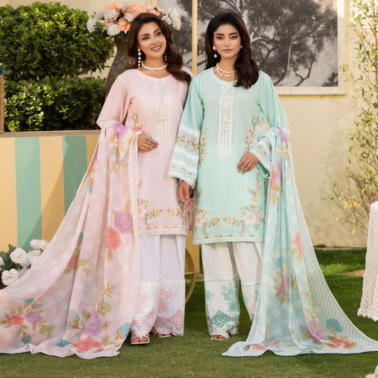 KC-1561 "Ferisha" Embroidered Festive Collection by Karma Collection