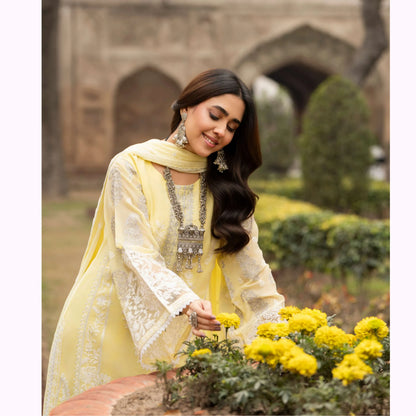 F-525 "Saj Dhaj" Embroidered Georgette Collection by Karma Collection