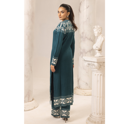 UMS-35 Simrans Azuel 2.0 Knit Wear Co-Ords Set | Modest Fashion | Winter Wear