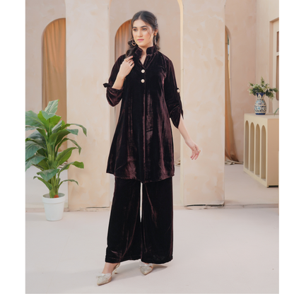 UMS-46 Velvet Co-Ords set by Simrans | Ready to Wear | Asian Clothes