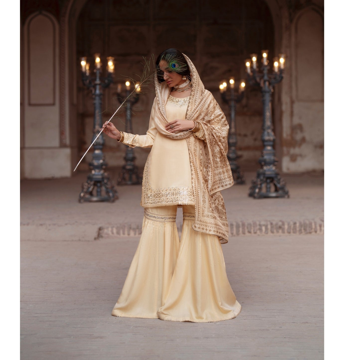 UCA-35 Darbar Festive Drop Embroidered Collection by Casuallite