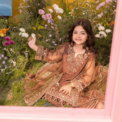 UMS-55 Janan Mother Daughter Chikenkari Jacquard Eid Edit by Simrans | Ready to Wear Asian Pakistani clothes