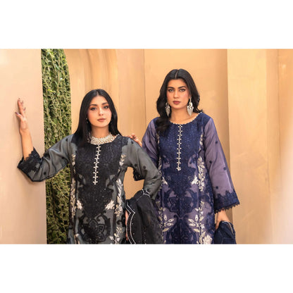 UMRZ-56 Maria.b Oraganza by Rangz Embroidered Festive Organza Collection