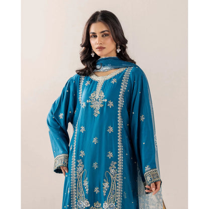 UTT-18 VOL 4 Embroidered Printed Linen Festive Collection by Traditional Thread