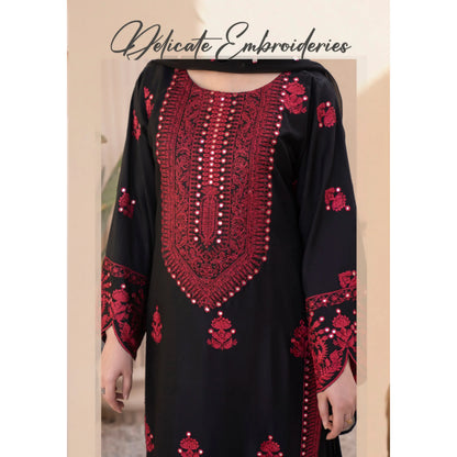 UA-179 Embroidered Linen Festive Collection by Umnaa