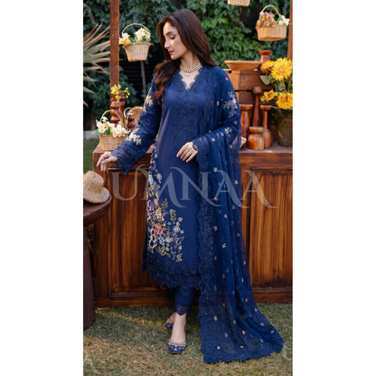 UA-191 Embroidered Cotton Collection 3 Piece | Ready to Wear | Asian clothes