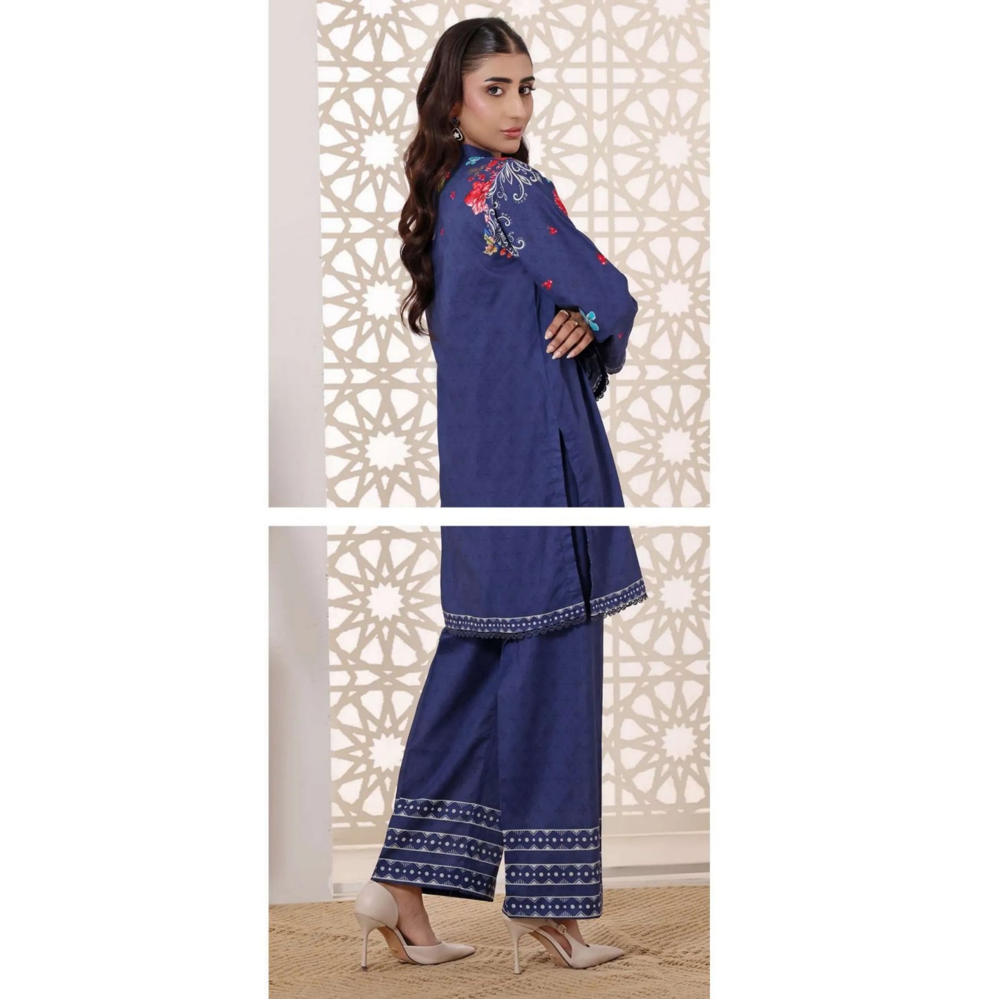 USN-19 Daily Pret Vol'8 Printed Lawn Co-Ords Set by Saphron Casual Co Ord Set Pakistani
