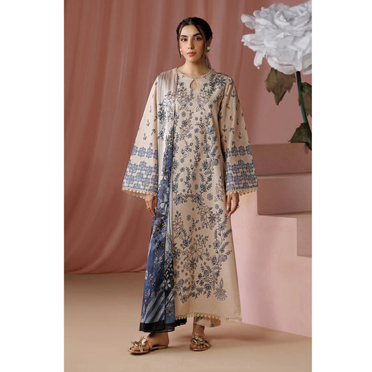 UE-02 "Printed Essential" by Esra Fashion Summer Printed Lawn 3 Piece Collection | Pakistani Asian Clothes