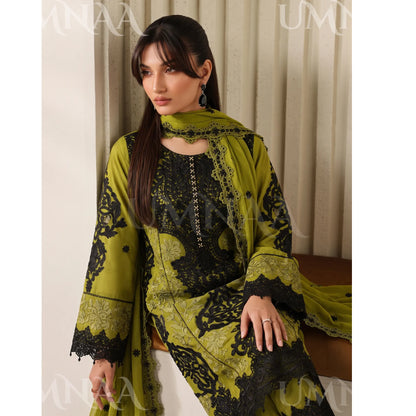 UA-283 Embroidered Chiffon 3 Pc Collection | Umnaa