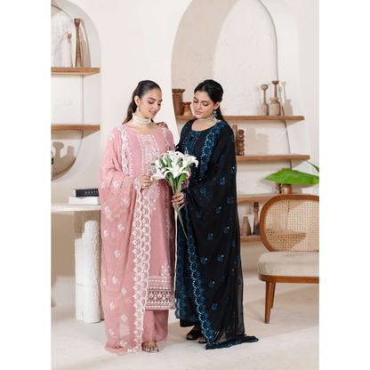 UMRZ-52 "Edenrobe LUX " Embroidered Linen Collection By Rangz