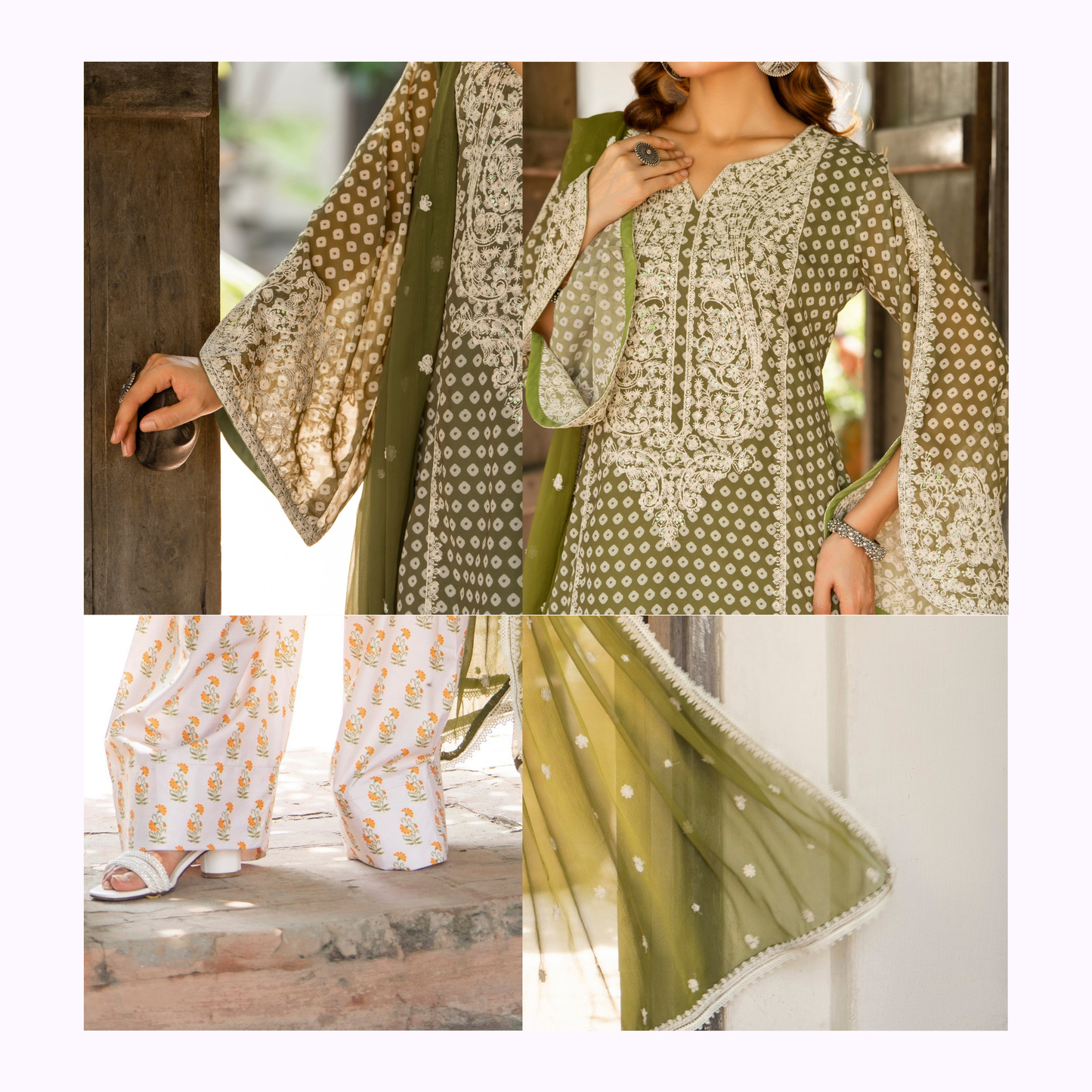 "Khumaar" Embroidered Georgette Collection by karma Collection Asian Wear Pakistani Dresses