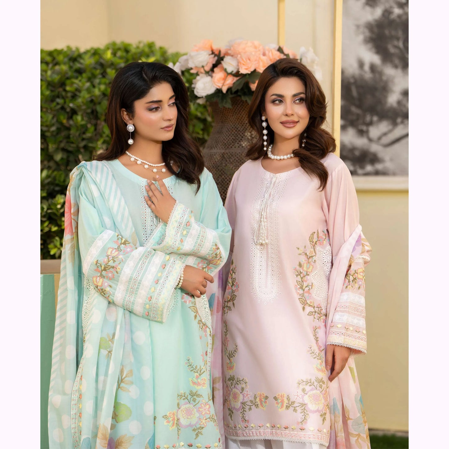 KC-1561 "Ferisha" Embroidered Festive Collection by Karma Collection