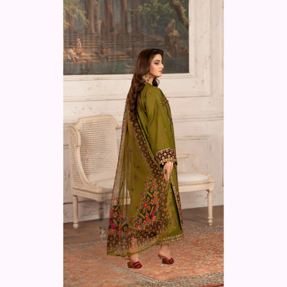 KC-1567 "Tabeer" Embroidered Festive Cambric Cotton Collection by Karma Collection