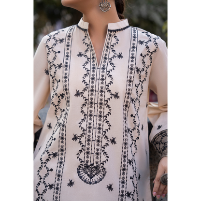 UCA-15 3 Pc Embroidered Cambric Cotton Ready to Wear Eid Collection by Casuallite