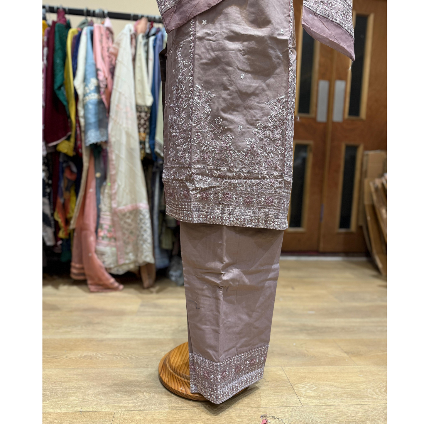 2 Pc Embroidered Khaddar Co-Ord Set  | Ready to wear| Hayats
