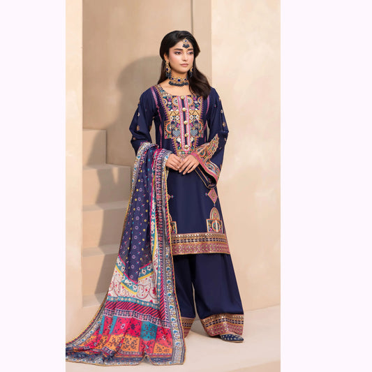 KC-1563 "Ferisha" Embroidered Festive Collection by Karma Collection