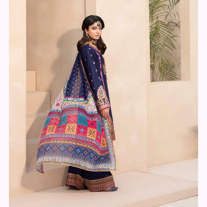 KC-1563 "Ferisha" Embroidered Festive Collection by Karma Collection