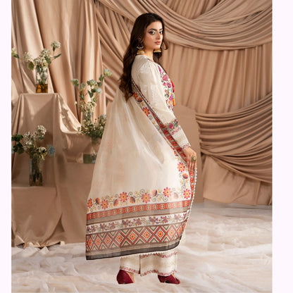KC-1584 "AYRA" Embroidered Cambric Cotton Collection by Karma Collection