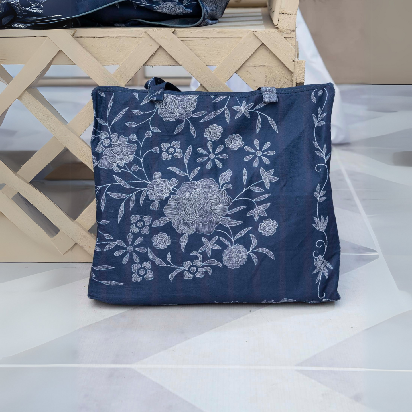 2 Printed Pakistani Co-Ords Set with Bag | Ready to Wear | Raniya.h | UMRAH0901
