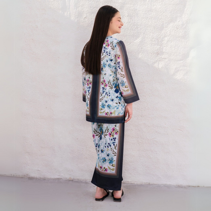 2 Pc Mother & Daughter Pakistani Printed Co-ord Set Collection by Garnet