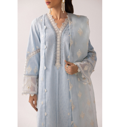 3 Pc Festive Embroidered Collection  | Ready to Wear | Qalamkar