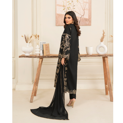 UA-95 3 Pc Embroidered Summer Lawn | Ready to Wear | Umnaa