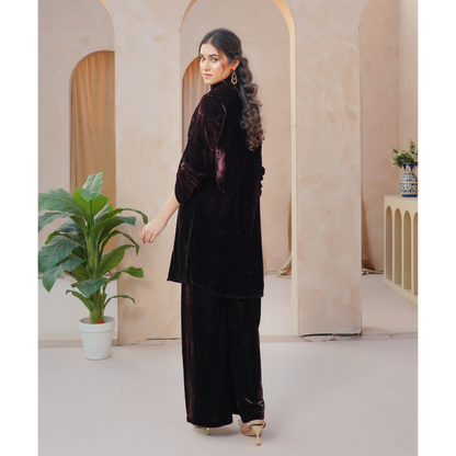 UMS-46 Velvet Co-Ords set by Simrans | Ready to Wear | Asian Clothes