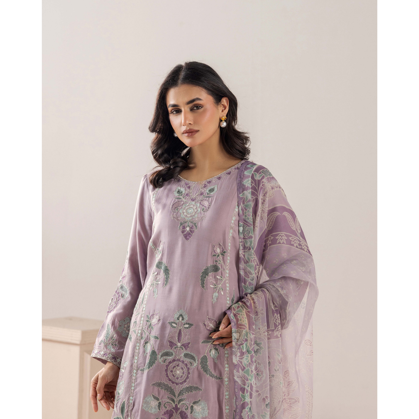 UTT-19 VOL 5 Embroidered Printed Linen Festive Collection by Traditional Thread