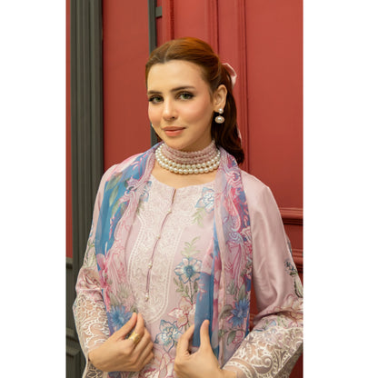 UMRZ-58 Embroidered Linen Collection 3 Pc By Rangz Asian clothes Ready to Wear