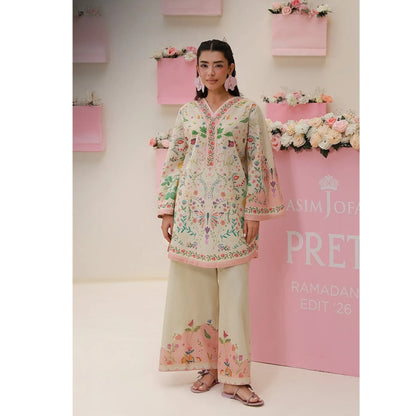 UAS-01 printed Pret by Asim jofa Printed Co Ord Set summer Collection Ready to Wear asian clothes