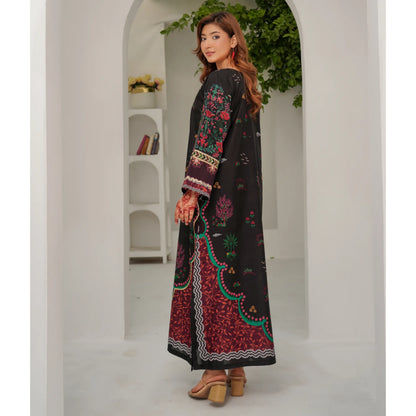 UMS-64 Pakistani Printed Lawn Kaftan Style 2 Piece Suit – Casual Summer Collection by Simrans
