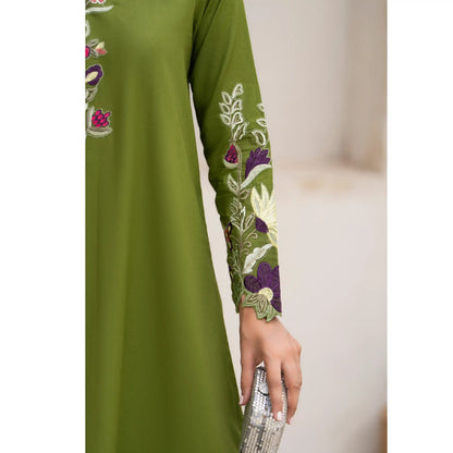 UA-237 Embroidered Kaftan Style Co-Ord Set Asian Wear | Umnaa
