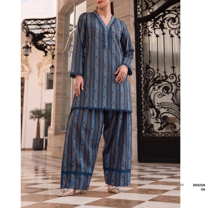 USN-23 Printed Farshi Shalwar Lawn Co-Ord Set | Saphorn